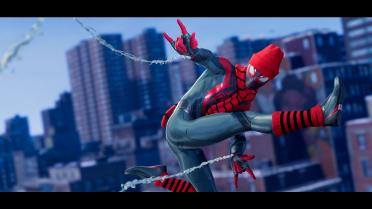 Red Scarf and Socks for Winter Suit and Remove Accessories