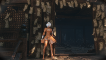 NieR Automata 2B Magic Orange 4K HD Remastered