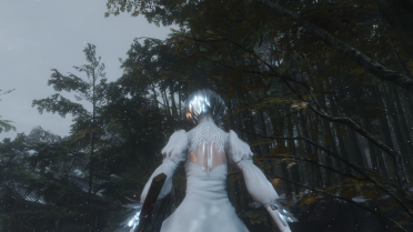 NieR Automata 2B White Gray 4K HD Remastered