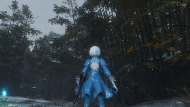 NieR Automata 2B Aquamarine 4K HD Remastered