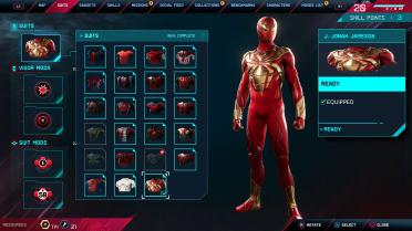 Iron Spider Armor Suit Slot (Spider-Man Remastered)