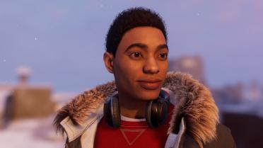 Young Miles Head over Present Miles