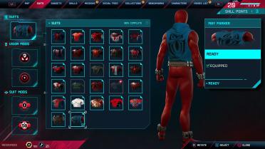 Scarlet Spider Outfit Socket (Spider-Man Remastered)