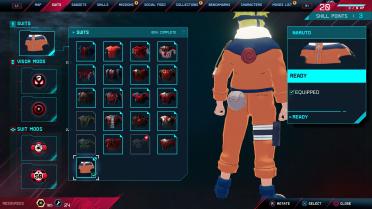 Naruto Suit Slot and Hologram Ally