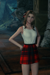 Aerith Schoolgirl Outfit