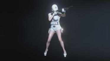 Jill White Battle Suit