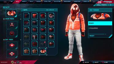 Miles Morales Street Wear Suit Slot (Marvel Ultimate Alliance 3)