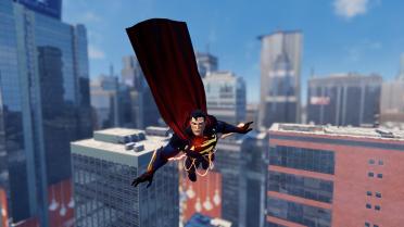 Superman with cape physics - Suit Slot