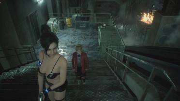 Ada & Claire Dark Stalker Black White Edge Black Stockings