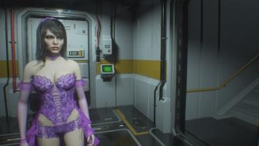 Jill Purple Sexy Wedding Dress