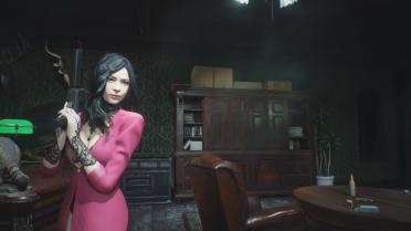 Ada & Claire Pink Sexy Long Hair Investigator