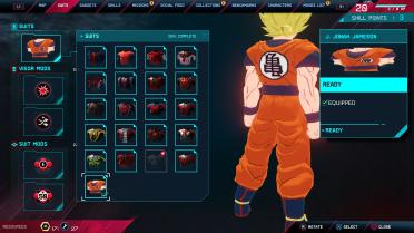 Goku (Super Saiyan) Suit Slot (Xenoverse)