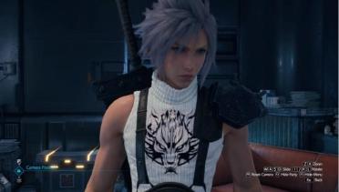 Cloud's White Shirt with his Wolf Sigil