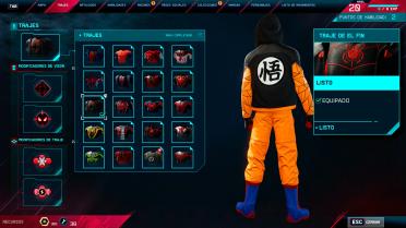 Goku Style and Jackets for The End Suit
