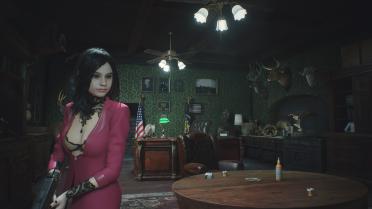 Ada & Claire Pink Sexy Long Hair Investigator