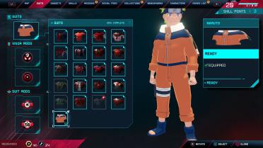 Naruto Suit Slot and Hologram Ally