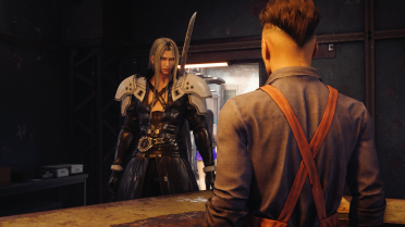 Semi-Playable Sephiroth Over Cloud