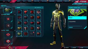 Black and Gold Purple Reign Suit