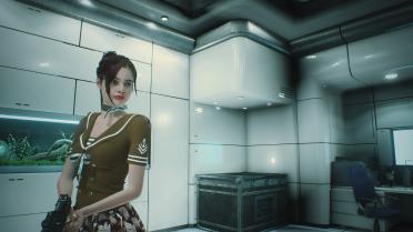 Ada & Claire Elegant Brown Navy Suit