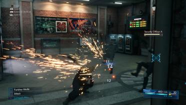 Reno's Shock Rod over Buster Sword