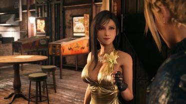 Tifa Golden Dress