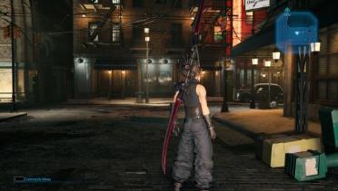 Rosso Twinblade over Buster Sword