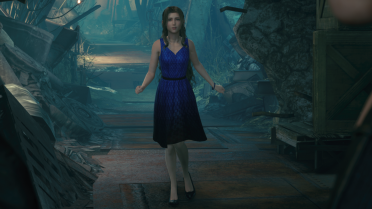 Aerith Blue Party Dress