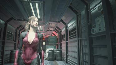 Ada & Claire Battle Suit - Dark red