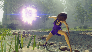 Tifa's Purple Dress as 2B's Revealing Outfit