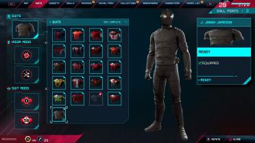 Stealth Suit Slot (Spider-Man Remastered) FFH