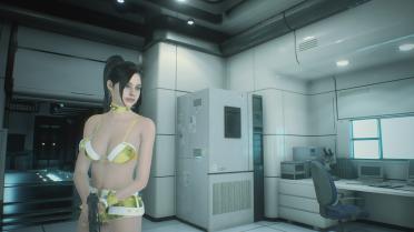 Ada & Claire Dark Stalker Hunter Gold White Edge No Stockings