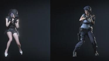 Jill Black Battle Suit