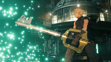 Cloud Two-Handed Kingdom Key