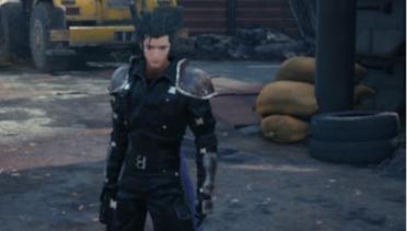 Cloud as Zack 3rd Rank Soldier