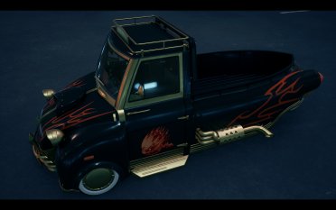 Golden Black Shinra Hauler SA-37 3 Models