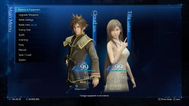 Squall Cloud and Rinoa Tifa Party Outfits (FFVIII)