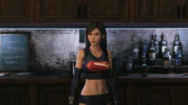 Tifa's Sexy Supergirl Outfit