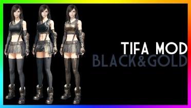 Black and Gold Tifa