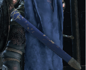 Blue Lothric Sword Scabbard and Spear Cloth