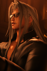 Smart Casual Sephiroth (with glasses)