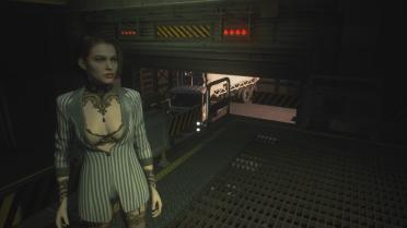 Jill Black and White Striped Investigator