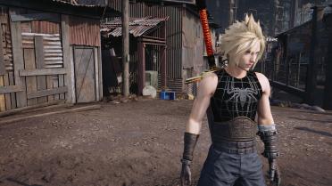 Cloud's Black Spider Shirt