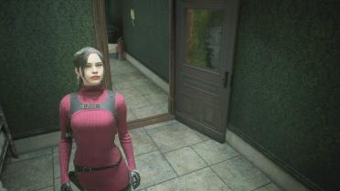 Ada & Claire RE4 Red Wool Clothes