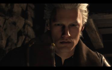 Vergil (Head only) over Leon