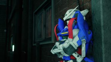 Cloud as Gundam Exia