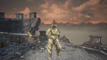 Golden Ornstein and Dragonslayer Spear