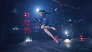 Yuffie Undercover Shinra Employee Outfit