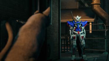 Cloud as Gundam Exia