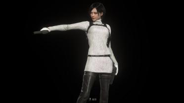 Ada White Sweater replace Leon