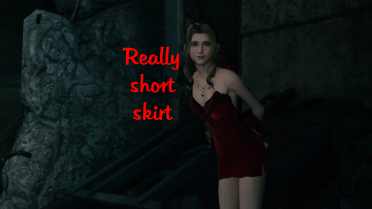 Short Aerith Sexy Dress
